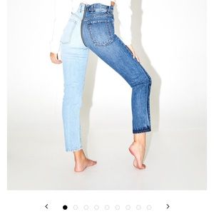 Revice two tone jeans